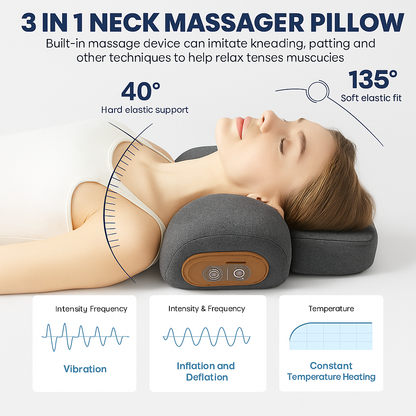 Calynec® - 3 In 1 Neck Massage Pillow